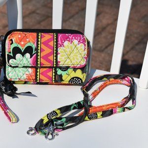 Vera Bradley All in One Crossbody -Ziggy Zinnia